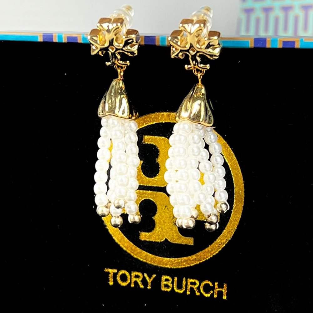 TORY BURCH Pearl Earrings - Picture 1 of 6
